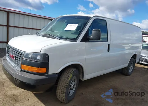 2017 GMC Savana 2500 Work Van z USA, uszkodzony, nr VIN 1GTW7AFF4H1906200